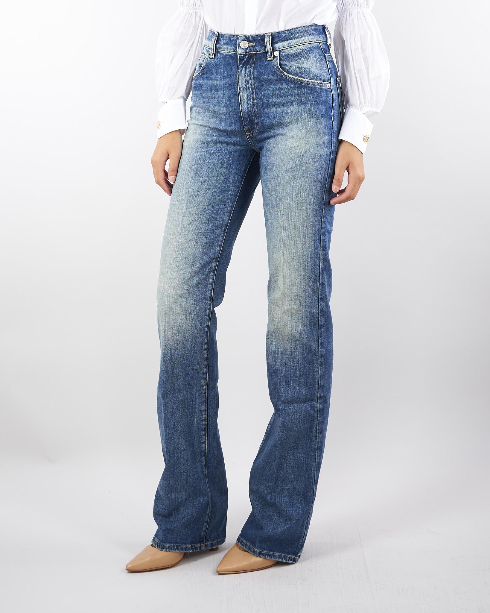 Jeans Denim Linette Flare Fit<BR/> DF5030 47 VICOLO 