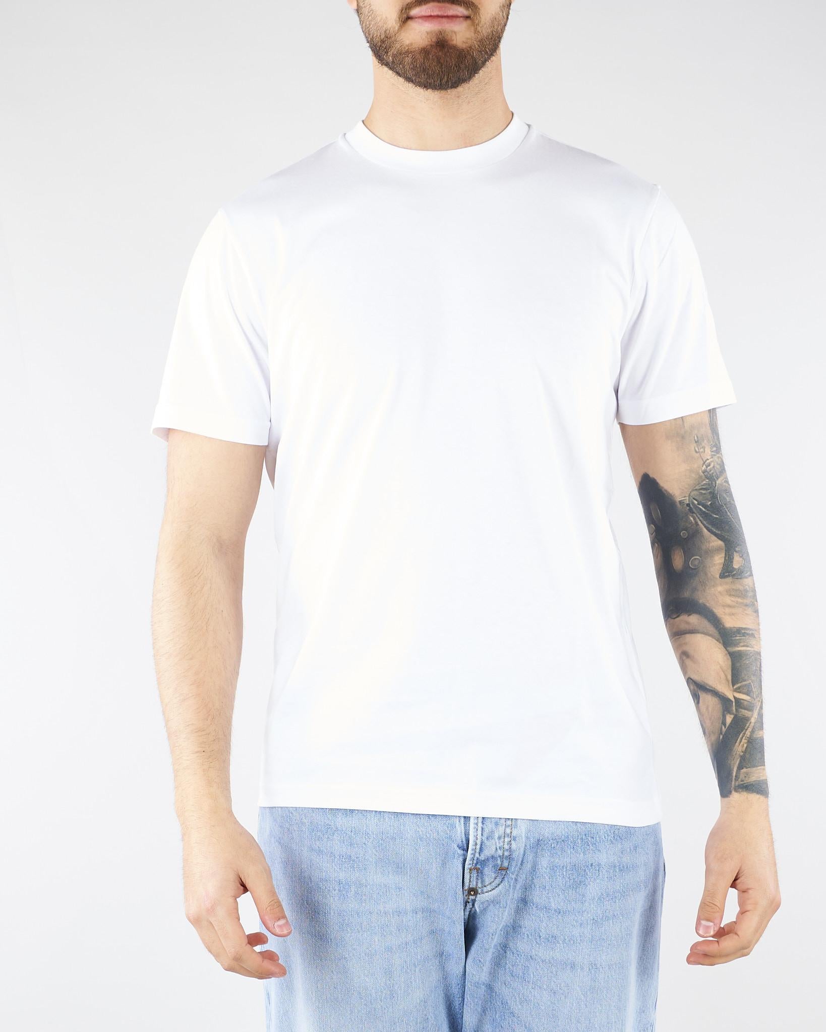 T-shirt Bianco con logo 75296SH 01 COLMAR 