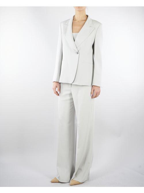 Giacca Calce monopetto in cady crêpe viscosa GI0922460206 902 SEVENTY 