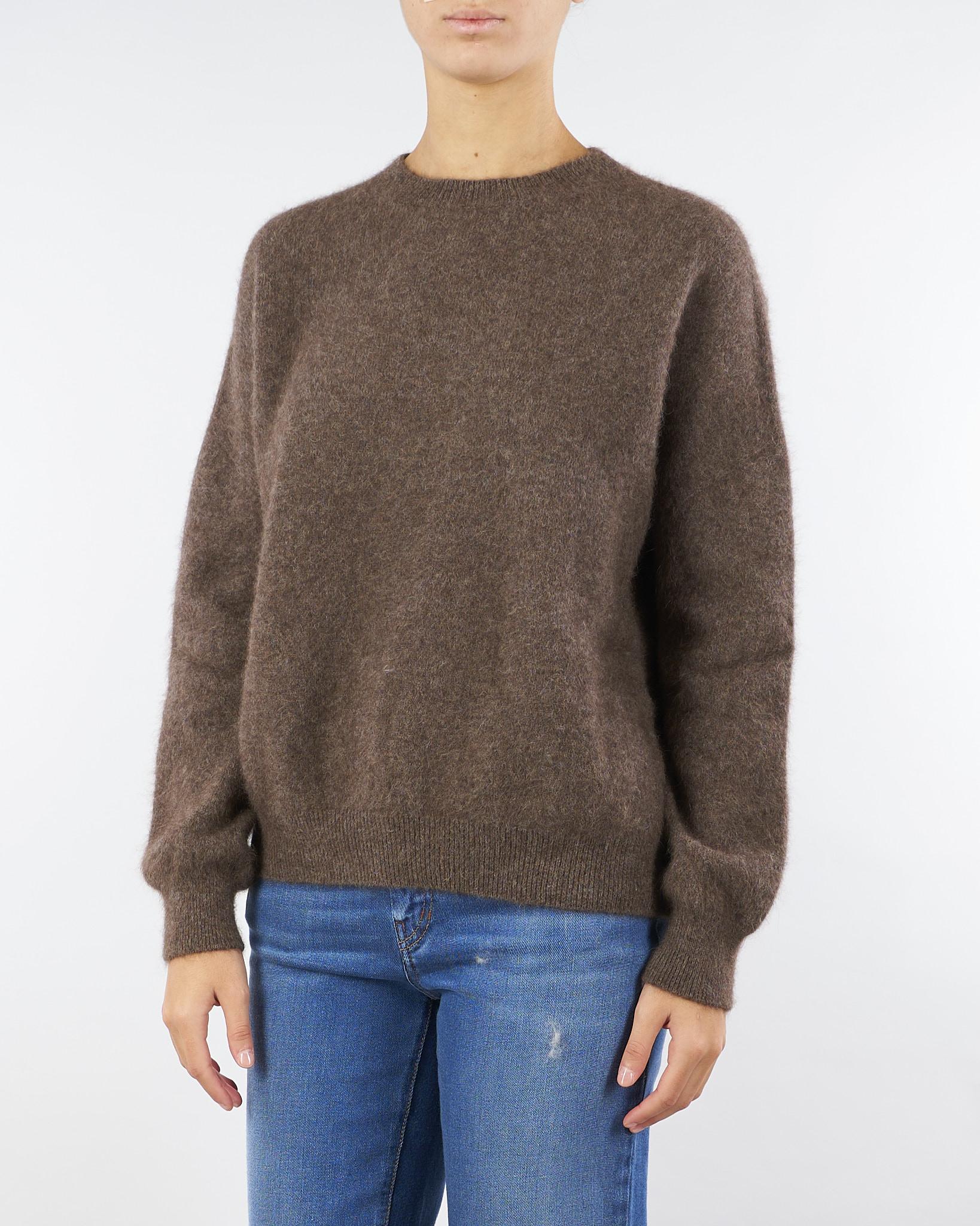 Maglia Marrone in puro Raccoon V54801 45 VANISE' 