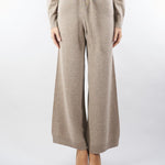 Pantalone Tortora in filato di lana e cachemire JOSEF 3 MAX MARA WEEKEND 