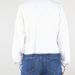 Camicia Bianco in cotone con ricami in pizzo D48EK040ET0 MFA39 ERMANNO BY ERMANNO SCERVINO 