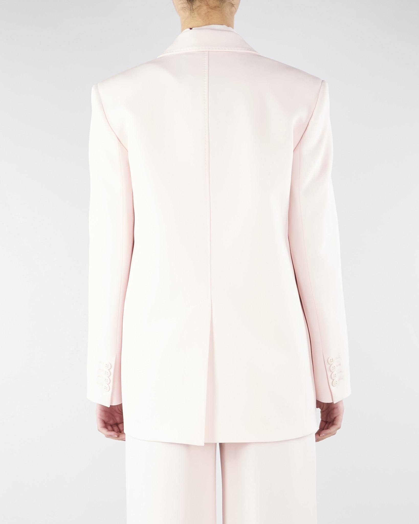 Blazer Rosa monopetto in cady MSTBOSCO 52 MAX MARA STUDIO 