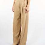 Pantalone Cammello in saglia di lana ENTRATA 12 MAX MARA STUDIO 