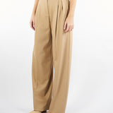 Pantalone Cammello in saglia di lana ENTRATA 12 MAX MARA STUDIO 