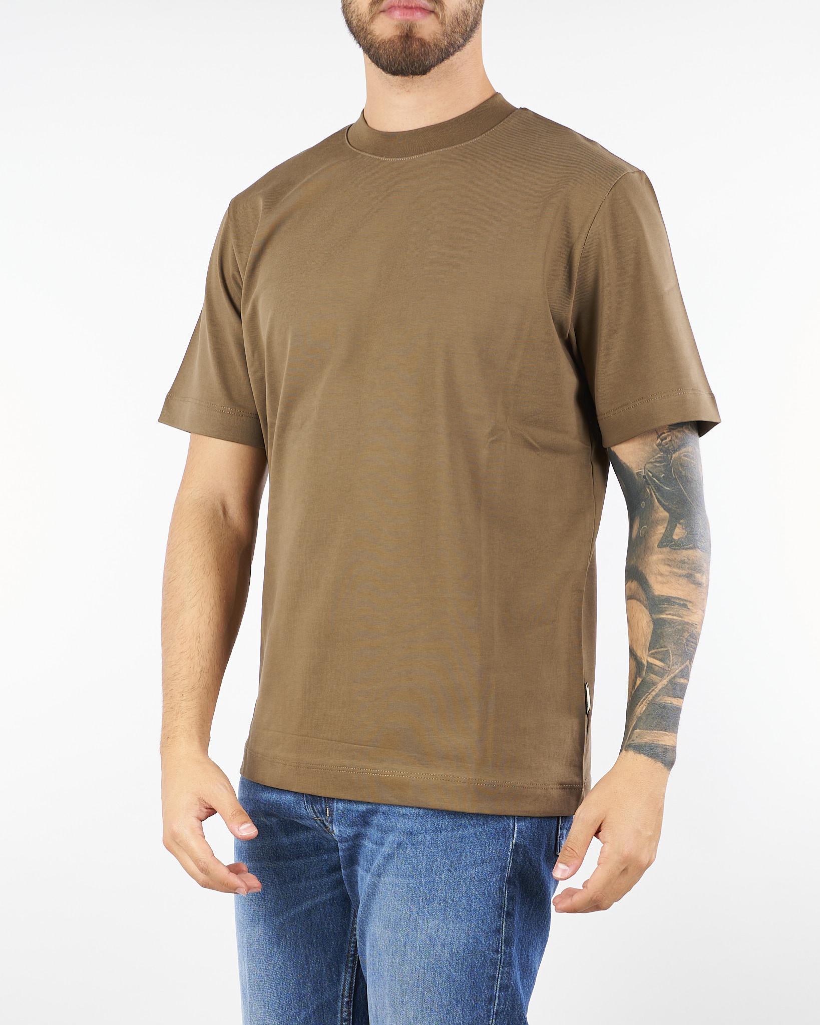 T-shirt Tabacco in cotone pesante XM4228 75 YES LONDON 