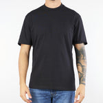 T-shirt Nero basic con ricamo logo sul petto TS3530 9 I'M BRIAN 