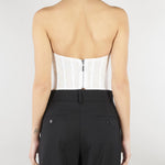 Top Bustier Bianco steccato ACTBU08BU003 2 ACTUALEE 