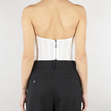 Top Bustier Bianco steccato ACTBU08BU003 2 ACTUALEE 