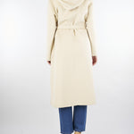 Cappotto Burro in lana con cappuccio D47ED064EY7 MF252 ERMANNO BY ERMANNO SCERVINO 