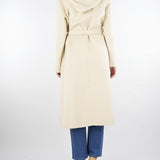 Cappotto Burro in lana con cappuccio D47ED064EY7 MF252 ERMANNO BY ERMANNO SCERVINO 