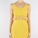 Top Sun in maglia à jour TK74B61E2 EV4 ELISABETTA FRANCHI 
