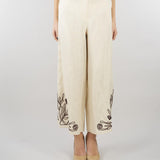 Pantalone Panna in lino con ricami MLLDOLCE 3 MARELLA 