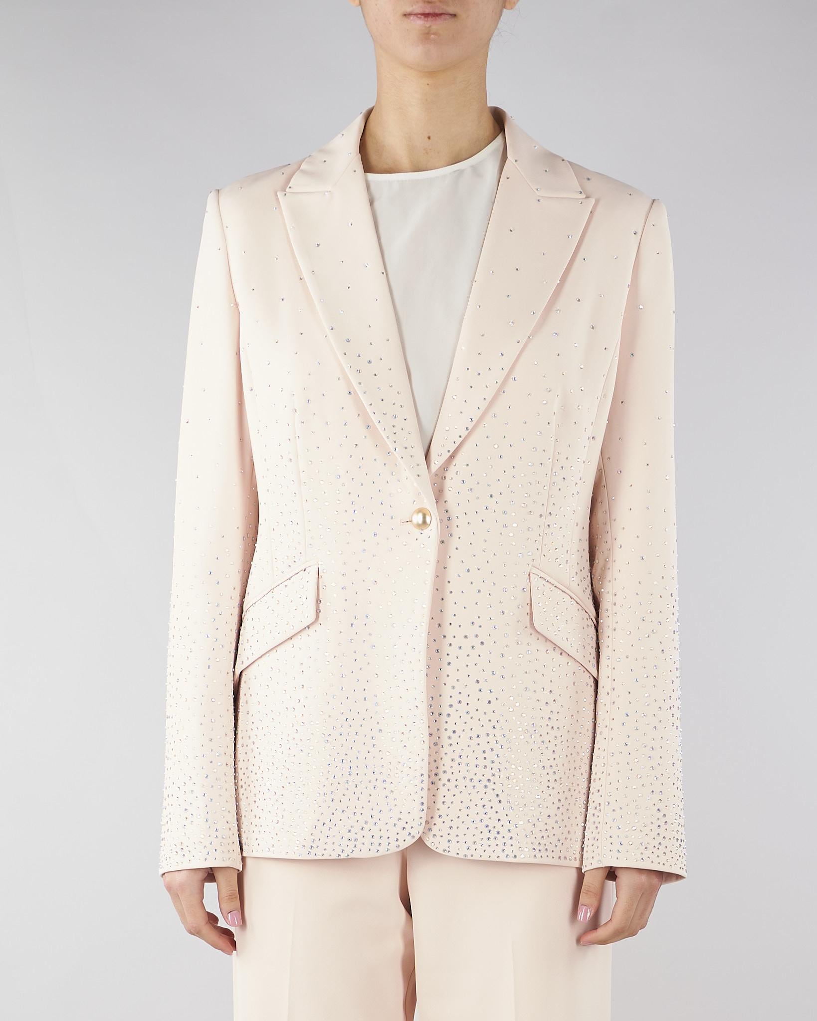 Giacca Cipria Biancas con paillettes BIANCAS 220 NENETTE 