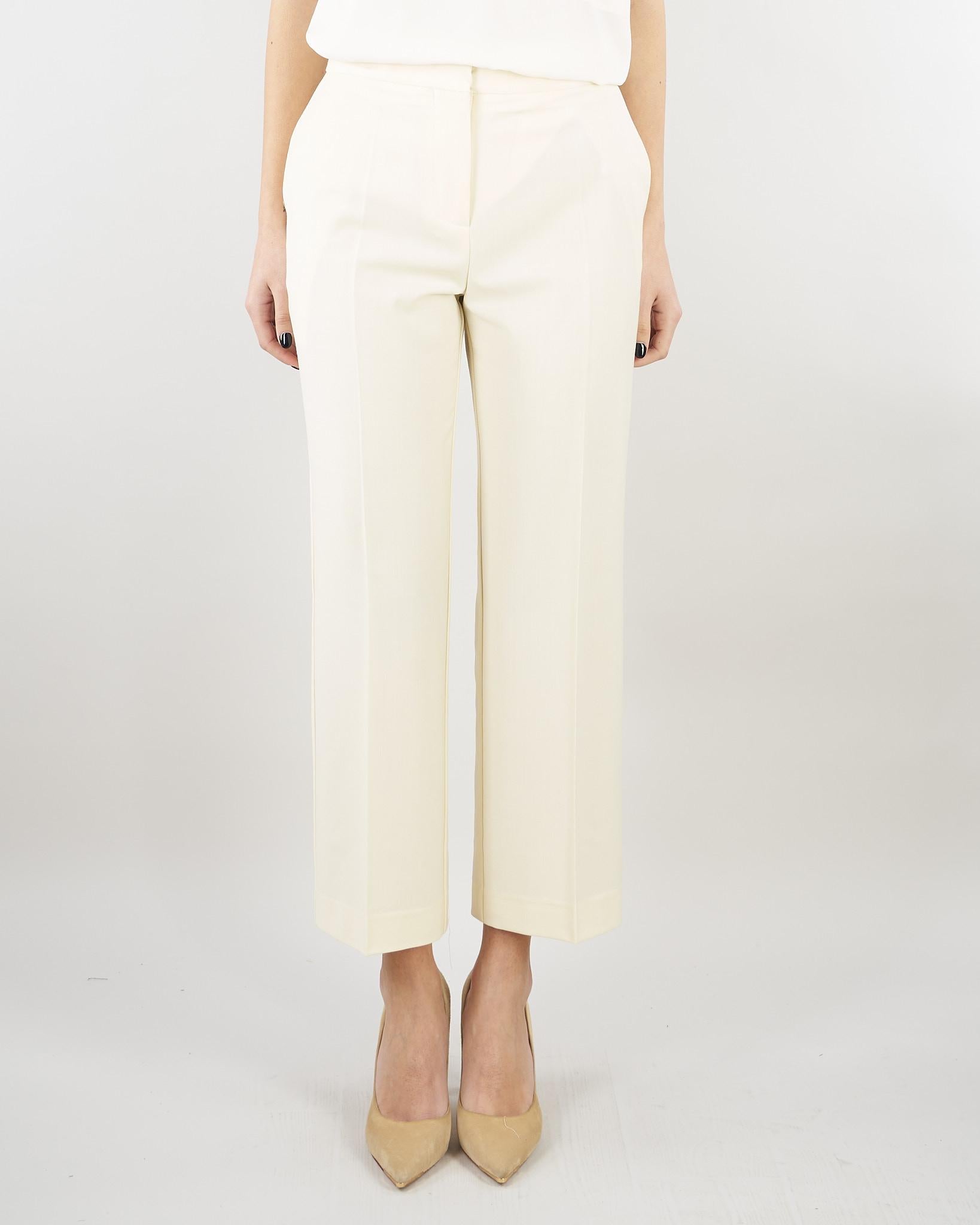 Pantalone Crema Regular fit M6PH07 824 MEIMEIJ 