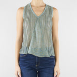 Top in maglia Muy Verde salvia MUY 2164 NENETTE 