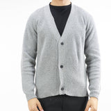 Cardigan in misto lana e cashmere a coste Low Brand