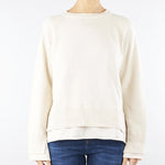 Maglia Panna con effetto camicia sotto RI5FP001 1041 ICONA 