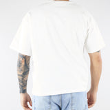 T-shirt Boxy Bianco con stampa HTEM321802 214 ACUPUNCTURE 