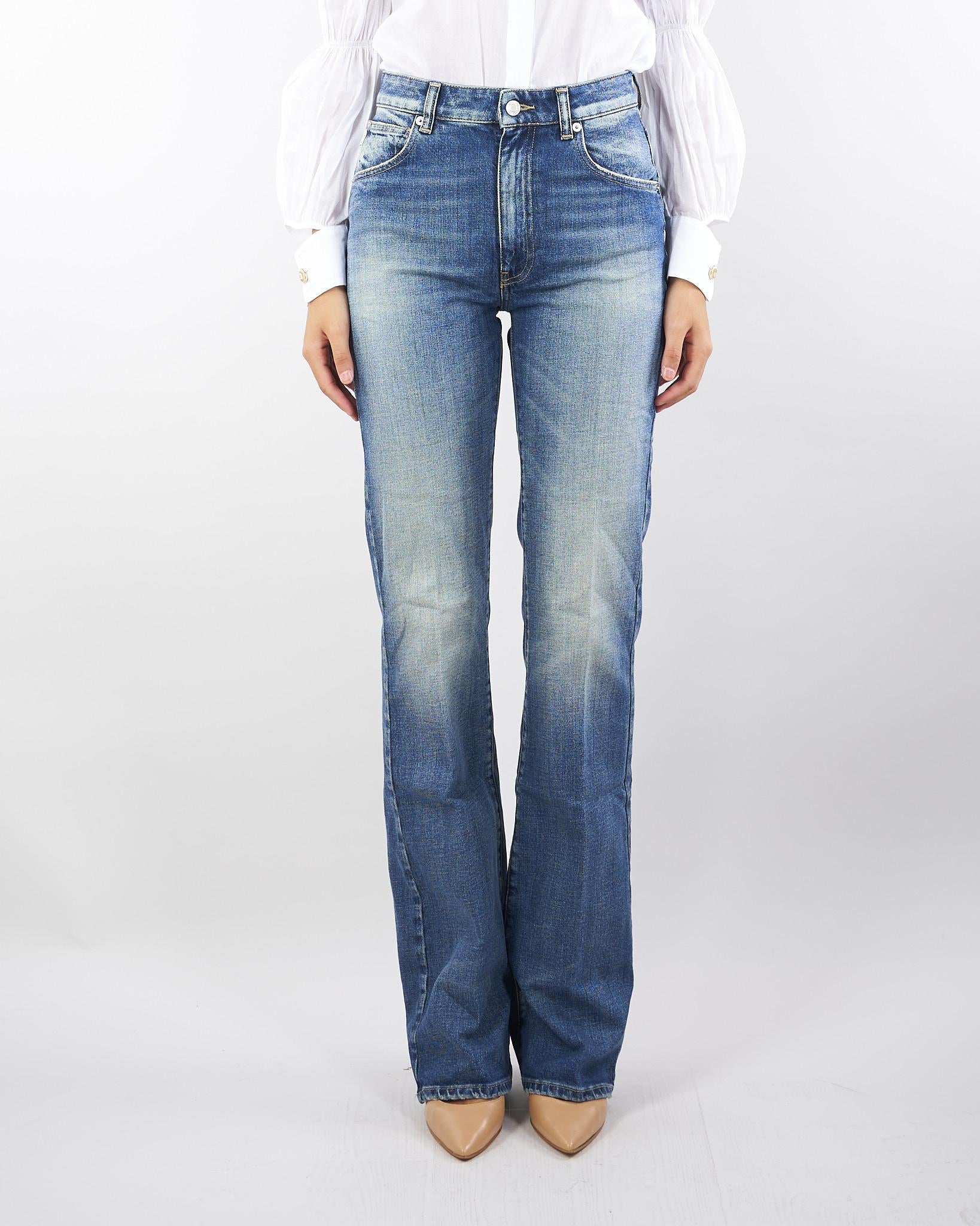 Jeans Denim Linette Flare Fit<BR/> DF5030 47 VICOLO 