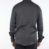 Camicia Nero in viscosa a fantasia CA3430 28 I'M BRIAN 