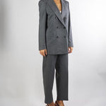 Pantalone Grigio semielasticato in flanella PT1332540261 922 SEVENTY 