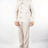 Overshirt Panna in tessuto tecnico L1HFW25260013 A039 LOW BRAND 