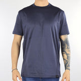 T-shirt Blu in cotone mercerizzato