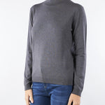 Maglia Dolcevita Grigio in filato di seta e lana KIKU 5 MAX MARA WEEKEND 