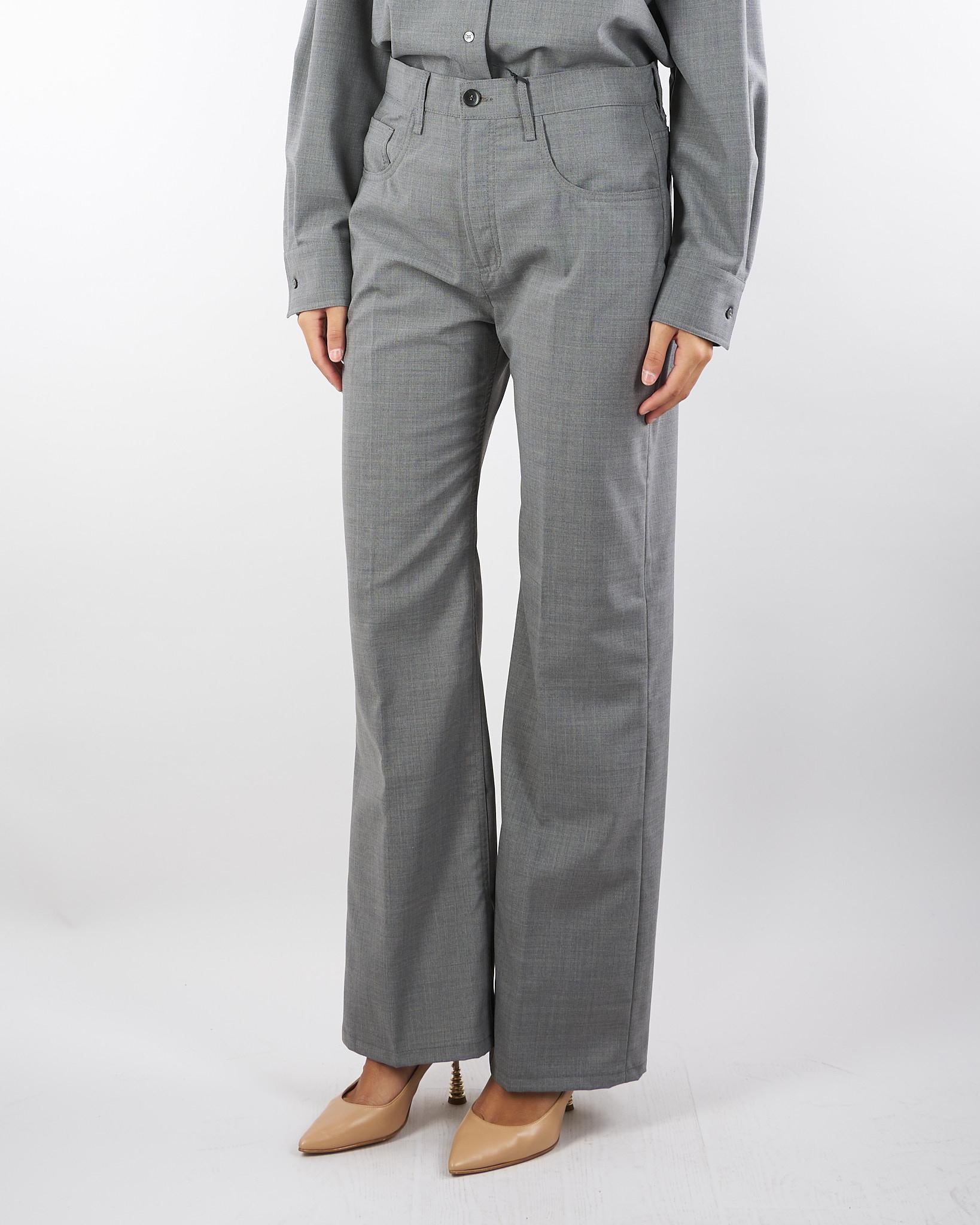 Pantalone Grigio in fresco lana modello jeans PD0142540259 920 SEVENTY 