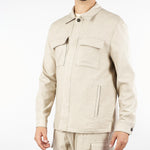 Overshirt Beige in flanella di lana 3932G2441X253600 23 MANUEL RITZ 