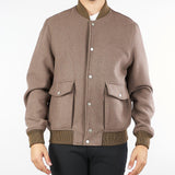 Giubbotto Bomber Tortora in lana GIU3469 30 I'M BRIAN 