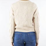 Cardigan Beige in lana e cachemire a trecce ALADINO 2 MAX MARA STUDIO 