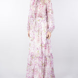 Abito lungo a fantasia