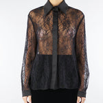 Camicia Nero in pizzo AT212 99 ATELIER LEGORA 