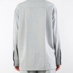 Camicia Grigio con ricamo in pizzo A3169719 7 CLIPS 