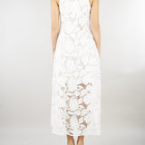 Abito Bianco in pizzo M6EAC4 111 MEIMEIJ 