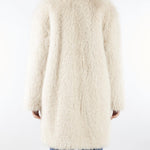Cappotto Naturale in tessuto effetto faux fur EROS 2 MAX MARA STUDIO 