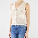 Gilet Crema in cotone MLLASTICE 1 MARELLA 