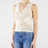 Gilet Crema in cotone MLLASTICE 1 MARELLA 
