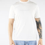 T-shirt Bianco in jersey Pima con logo EM004583AF13669 M0307 EMPORIO ARMANI 