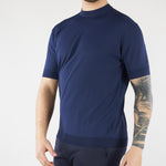 Maglia Blu in viscosa LM26001 E044 LOW BRAND 
