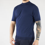 Maglia Blu in viscosa LM26001 E044 LOW BRAND 