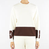 Maglia Milk-Coffee in viscosa con bande lucide MK01S56E2 EG2 ELISABETTA FRANCHI 