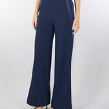 Pantalone Blu palazzo con tasche