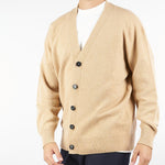 Cardigan Cammello in pura lana e cashmere B9F0117 06M AMARANTO 