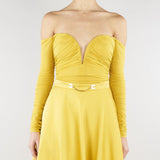 Body Sun in jersey crêpe leggero con drappeggi BO01561E2 EV4 ELISABETTA FRANCHI 