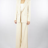 Blazer Burro con chiusura catena in metallo