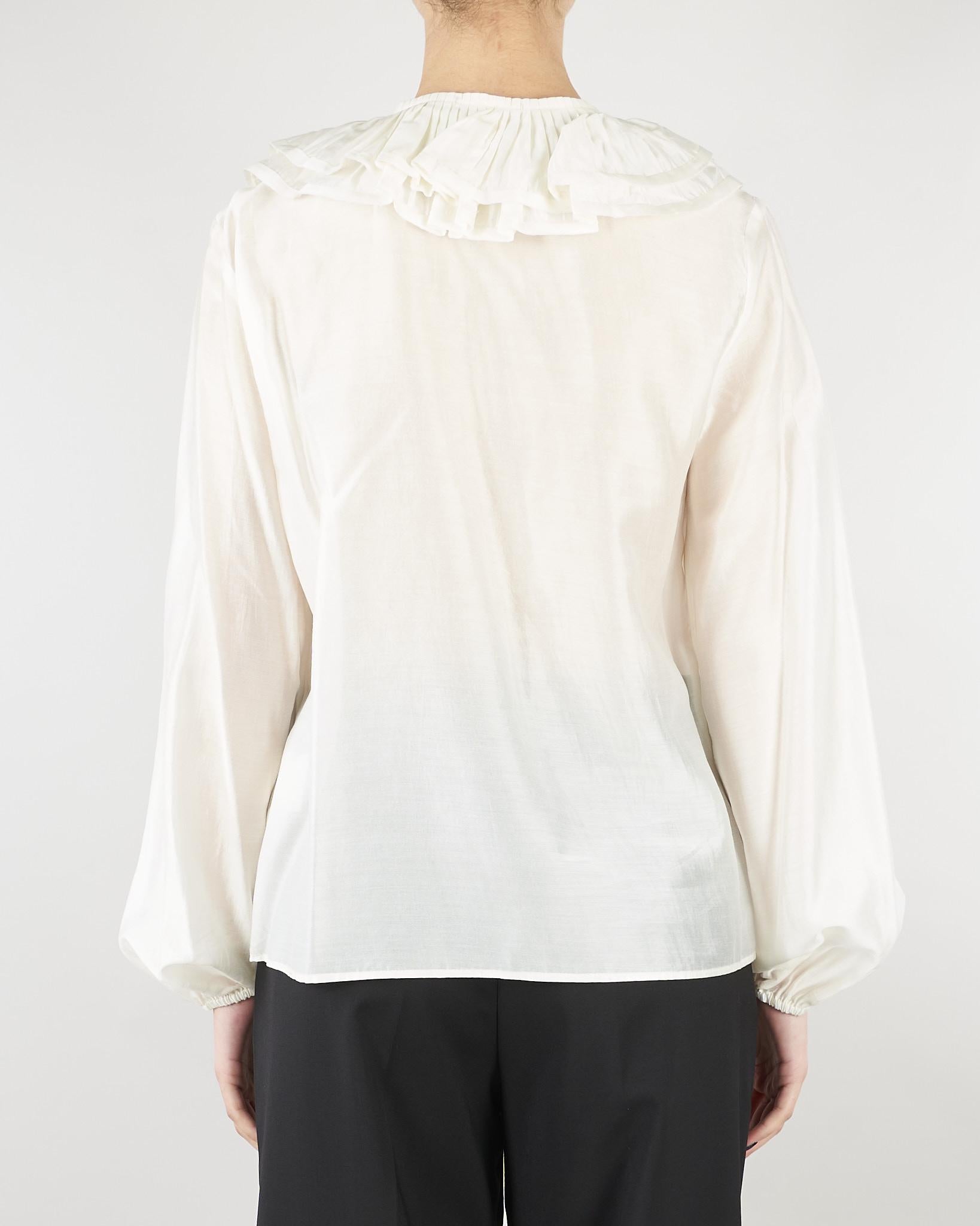 Blusa Panna con volant SS260116 2 ELEH 