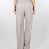 Pantalone Grigio con bustino in raso